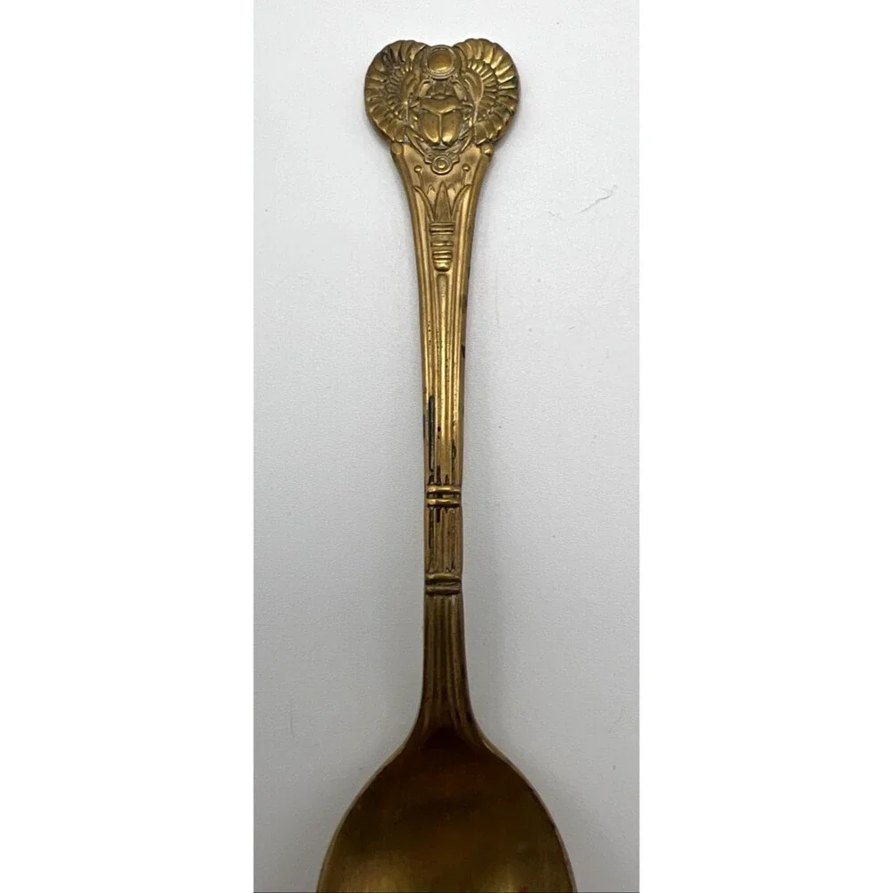 Vintage Collectable Spoons Lot of 2 - Danmark W/Painted Bottom
